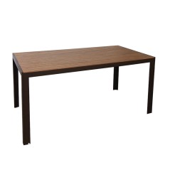 CONJ. ORLANDO. ALÚMEN DE MESA.IMIT.MAD.160 CM