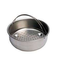 SUPORTE PERFURADO DE CESTO-COLANDER+STAINLESS STEEL.
