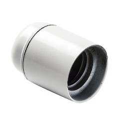 SUPORTE DE LÂMPADA LISO E27 DUOLEC BRANCO
