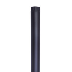 TUBO PINTADO DE PRETO T600 1 MT. Ø 150 MM.