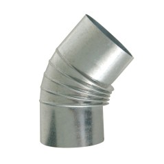 45º COZEDOR DE COTOVELO CURVADO GALV. Ø 150 MM.