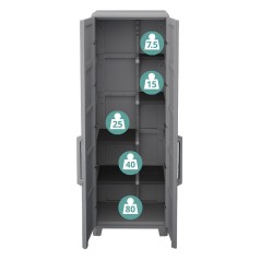 ARMÁRIO MODULAR TRANSFORMADOR 5 CINZENTO