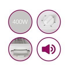 TORRADEIRA PLANA 400W. HABITEX BRANCO