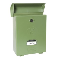 CAIXA DE CORREIO DE PLÁSTICO. MOD. CLÁSSICO. VERDE.