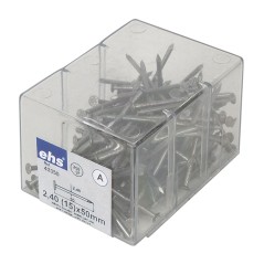 PONTAS C/ ZINCO PLANO. 13X35 EHS