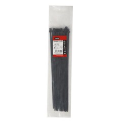 GRAVATA DE CABO DE NYLON PRETO 200X4,8 25 PCS.