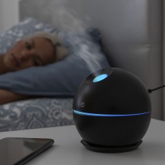 MINI DIFUSOR DE AROMA PRETO INOVADOR