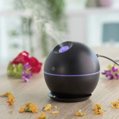 MINI DIFUSOR DE AROMA PRETO INOVADOR