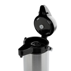 GARRAFA TÉRMICA DE AÇO INOXIDÁVEL DE 1,9 LT. COM DISPENSOR