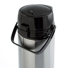 GARRAFA TÉRMICA DE AÇO INOXIDÁVEL DE 1,9 LT. COM DISPENSOR
