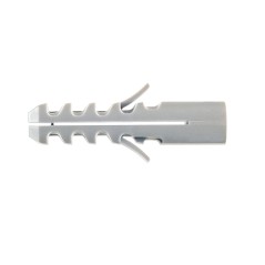 PLUG.BOX DE NYLON CINZENTO DE 100 PCS. 6 MM