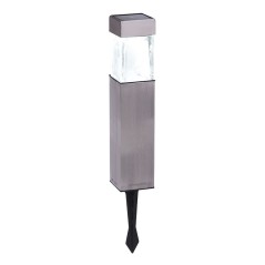 CONJUNTO DE ESTACAS SOLARES 4 PCS METAL/VIDRO RE