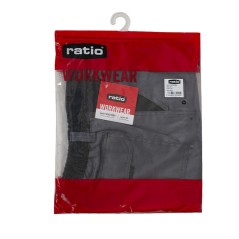 CALÇAS DE LONA RP-1 CINZENTO/PRETO T/52