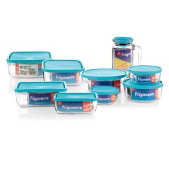 HERMETICO FRIGOVERRE 21X13CM. COBERTURA AZUL