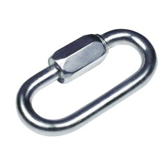 LIGAÇÃO GALVANIZADA C/ PARAFUSO DE 6 MM.